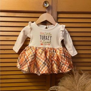 This Little Turkey is so Loved Dress 🦃🧡🍂